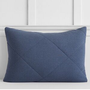 Pottery Barn Teen Favorite Tee Organic Standard Sham Heathered Navy #1